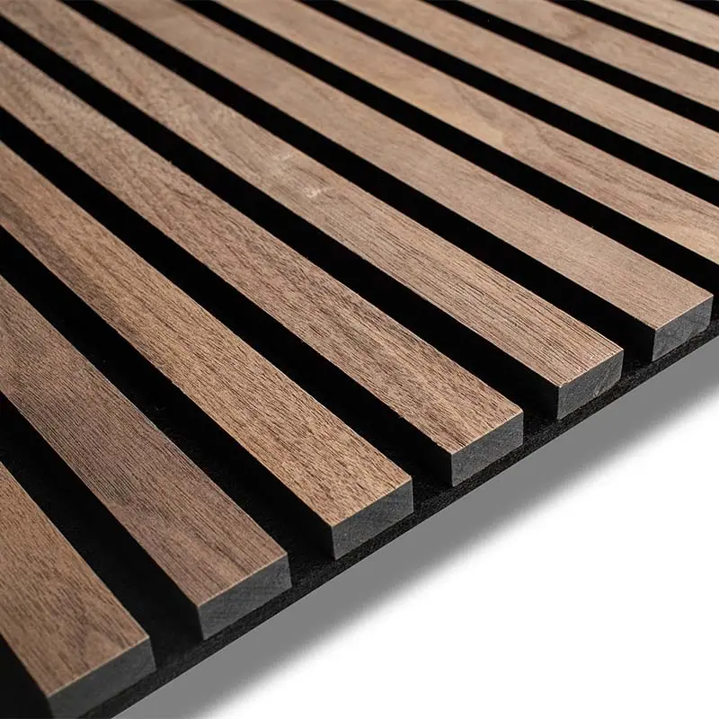 - MuffleTimber | Acoustic Slat Wood Wall Panel - Walnut (Black Felt) - Muffle Acoustics Limited