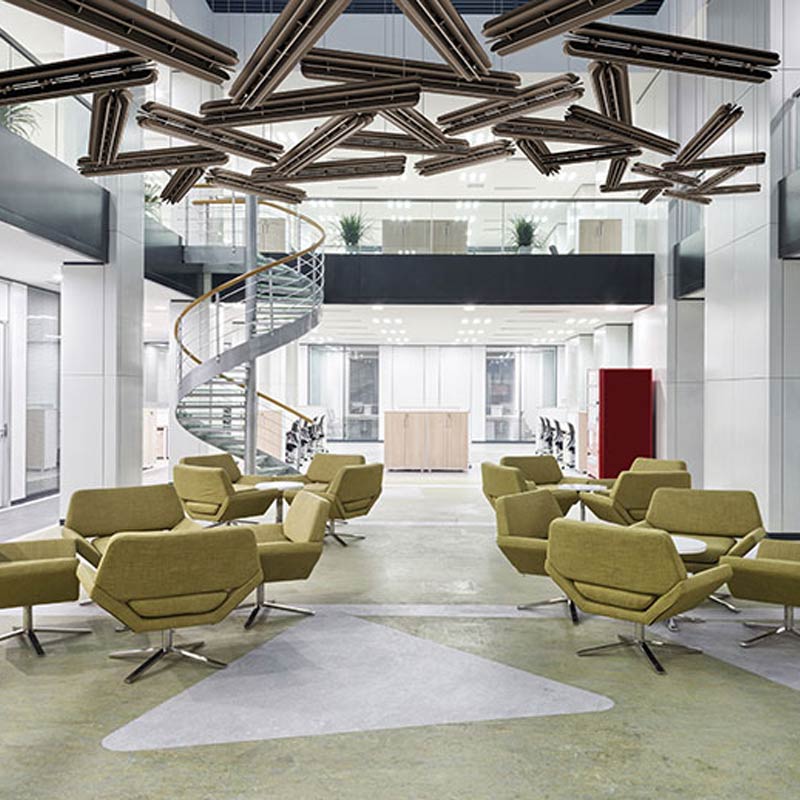 14six8 Timber Acoustic Raft - Muffle Acoustics Limited