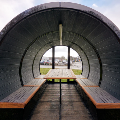 The Meeting Pod Co | Acoustic Outdoor Pod - Part Enclosed
