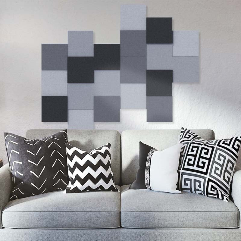  - FLUFFO SOFT SET | Acoustic Wall Panels - Pixel (Pack of 20) - Muffle Acoustics Limited 