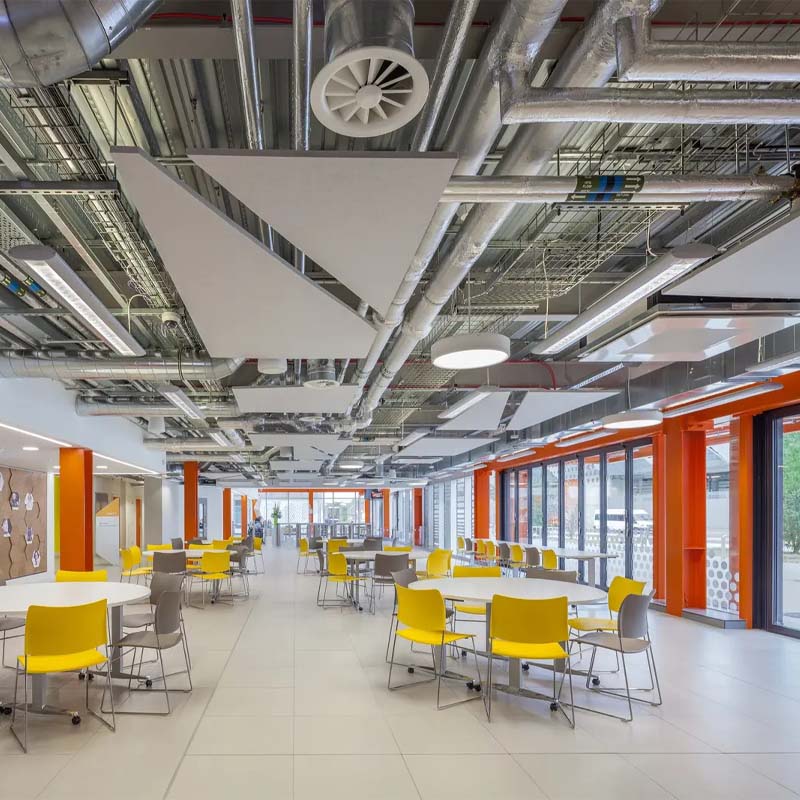  - Autex Horizon™  Suspended Acoustic Raft - Triangle (Pack of 4) - Muffle Acoustics Limited 