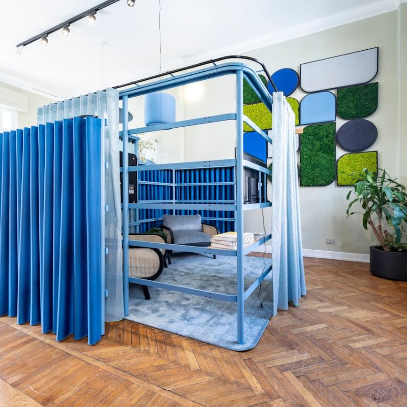 BuzziSpace BuzziMood Acoustic Moss & Upholstered Wall Panels