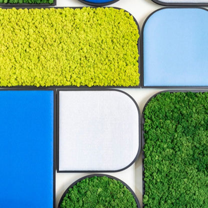 BuzziSpace BuzziMood Acoustic Moss & Upholstered Wall Panels