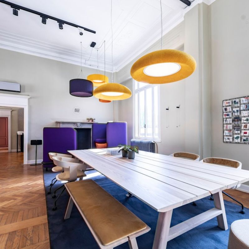 BuzziSpace BuzziDome Acoustic Pendant Light - Muffle Acoustics Limited