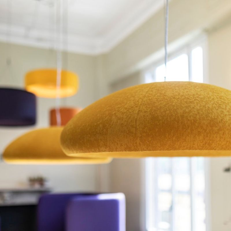 BuzziSpace BuzziDome Acoustic Pendant Light - Muffle Acoustics Limited