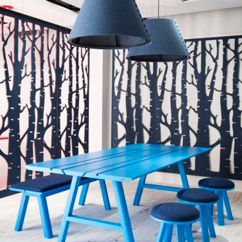 BuzziSpace BuzziFalls Suspended Acoustic Screen - Muffle Acoustics Limited