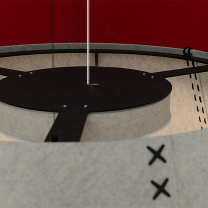 BuzziSpace BuzziShade Acoustic Pendant Disk Light - XL and XXL - Muffle Acoustics Limited