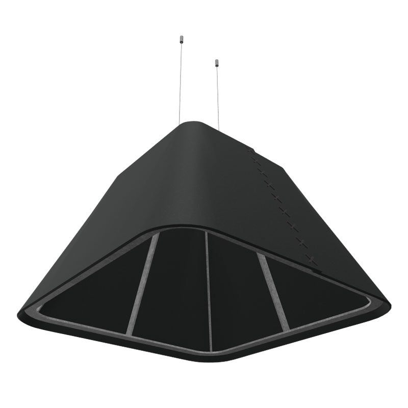 BuzziSpace BuzziShade Acoustic Pendant Light - Square Retrofit - Muffle Acoustics Limited