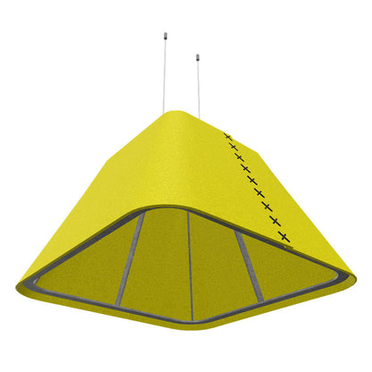 BuzziSpace BuzziShade Acoustic Pendant Light - Square Retrofit - Muffle Acoustics Limited