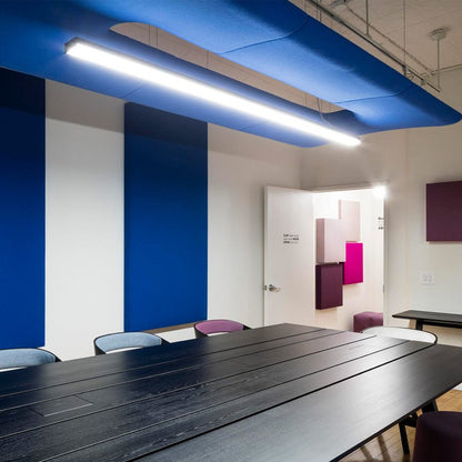 BuzziSpace BuzziZepp Acoustic Ceiling Light - LED Line - Muffle Acoustics Limited