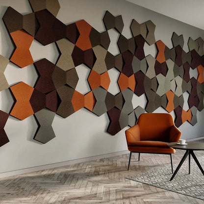 FLUFFO SOFT Chain 3D Acoustic Panel - Muffle Acoustics Limited