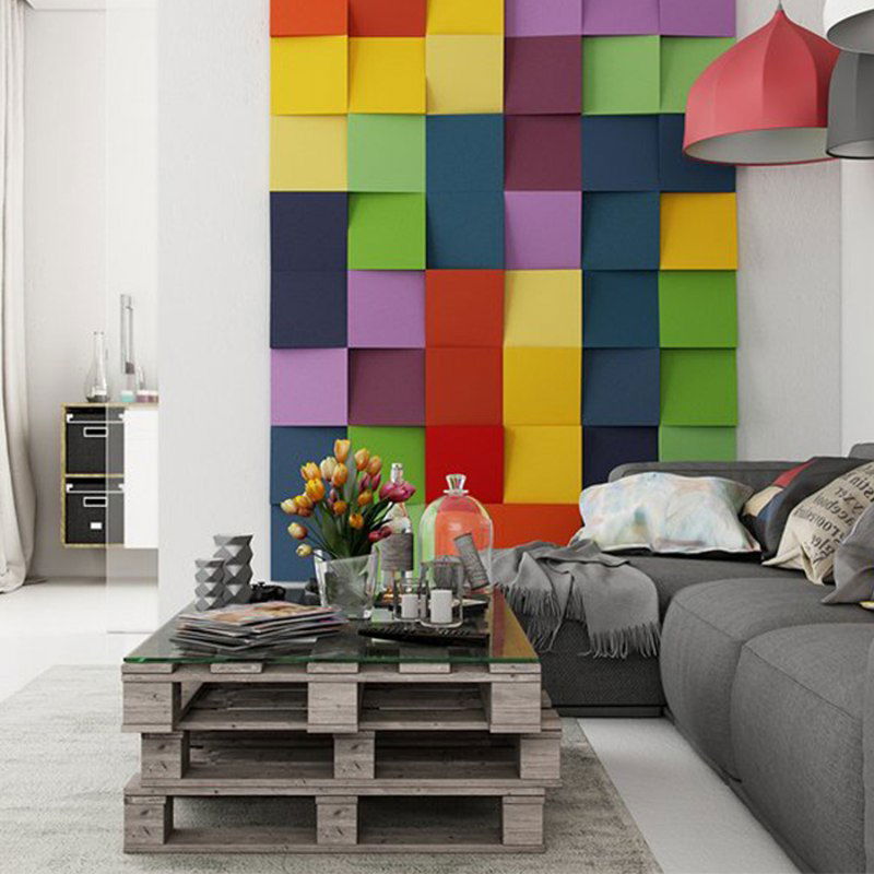 FLUFFO SOFT Cubic 3D Acoustic Panel - Muffle Acoustics Limited