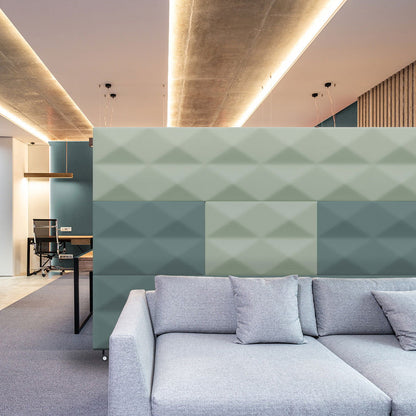 Fabricks Mobile Acoustic Screen - 1200 x 1200mm - Muffle Acoustics Limited