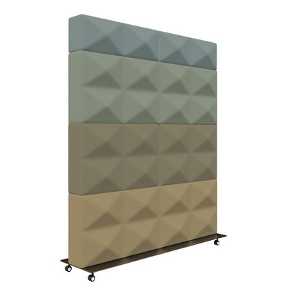 Fabricks Mobile Acoustic Screen - 1400 x 1200mm - Muffle Acoustics Limited