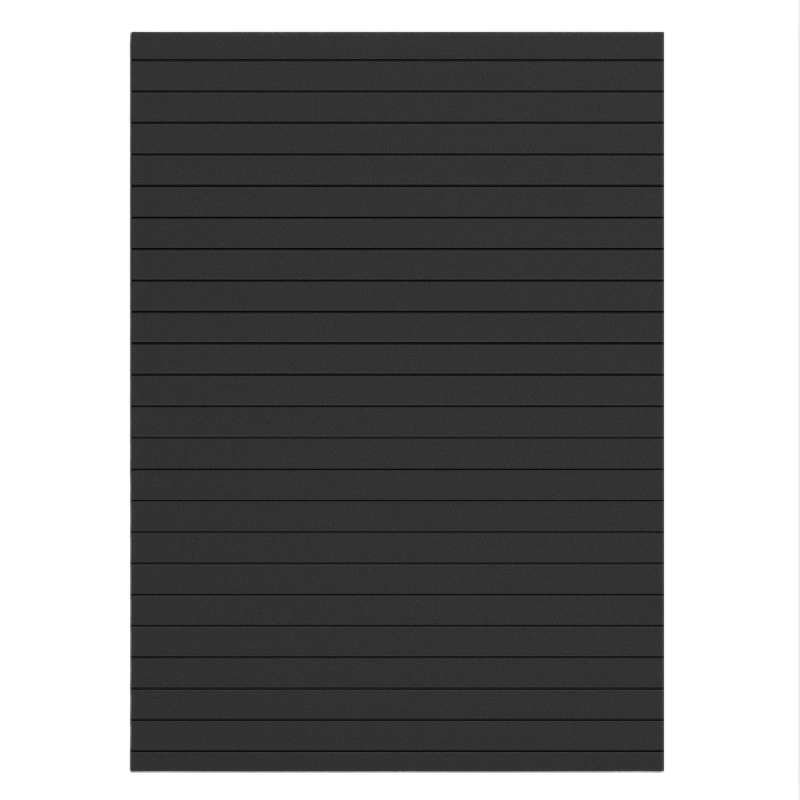 MufflePanel Horizontal Black