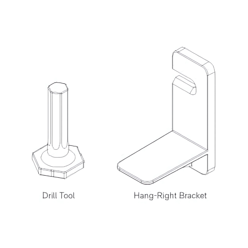 Autex | Spinfix™ Drill Tool with Hang-Right Brackets