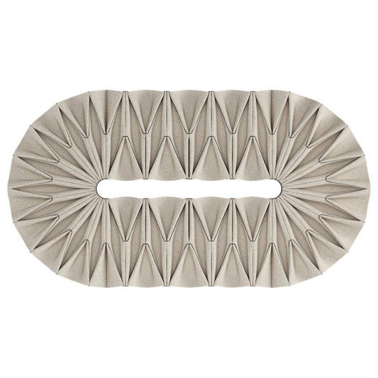 BuzziSpace - BuzziSpace BuzziPleat Edel Long Acoustic Raft - Muffle Acoustics Limited 