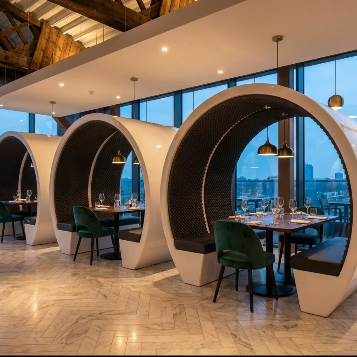 The Meeting Pod Co | Acoustic Indoor Meeting Pod - Open