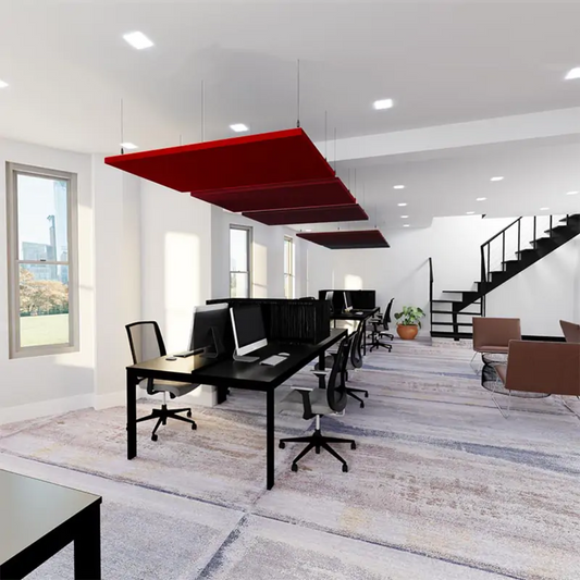 MuffleRaft | Rectangle Acoustic Ceiling Raft