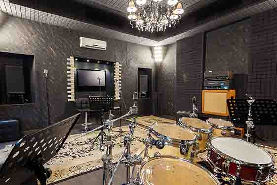 Akustische Lösungen für Aufnahmestudios